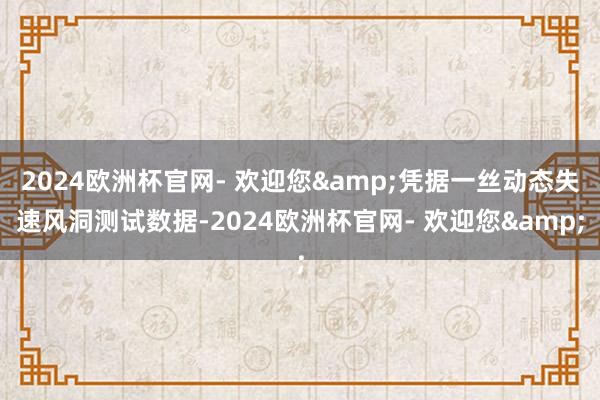 2024欧洲杯官网- 欢迎您&凭据一丝动态失速风洞测试数据-2024欧洲杯官网- 欢迎您&
