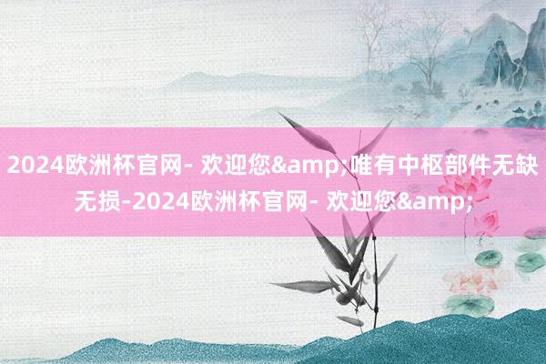 2024欧洲杯官网- 欢迎您&唯有中枢部件无缺无损-2024欧洲杯官网- 欢迎您&